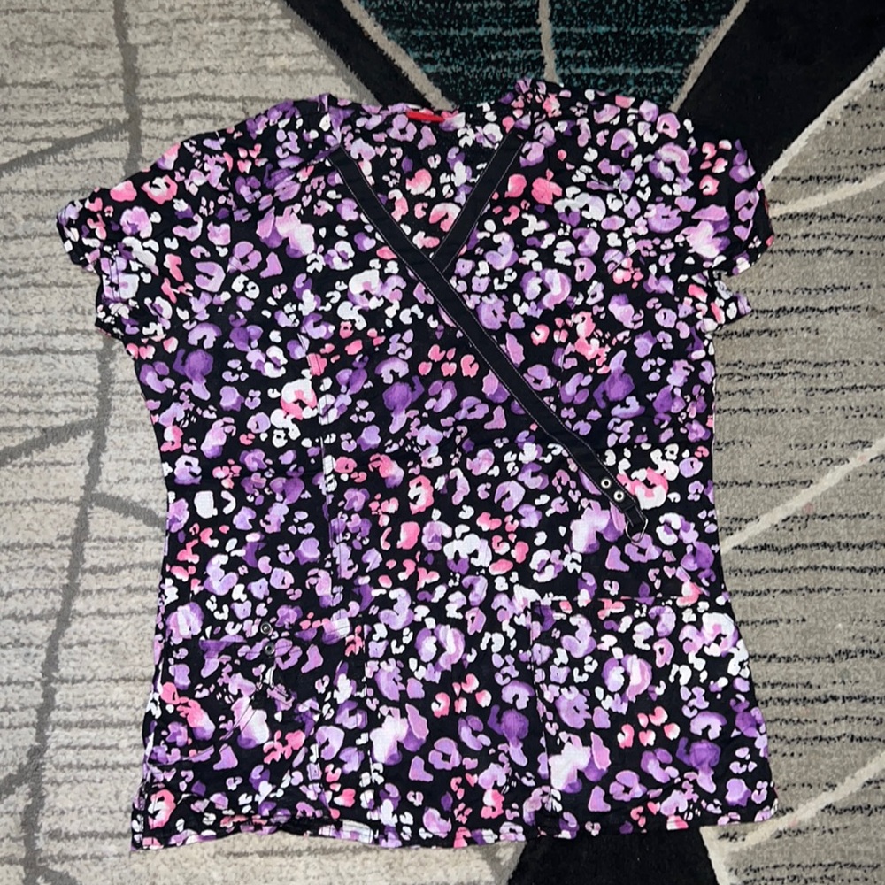 Pink/purple 💗💜 dickies scrub top
